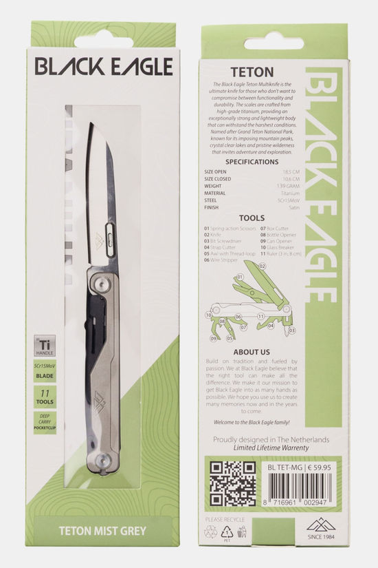 Black Eagle Teton Multitool mid grey