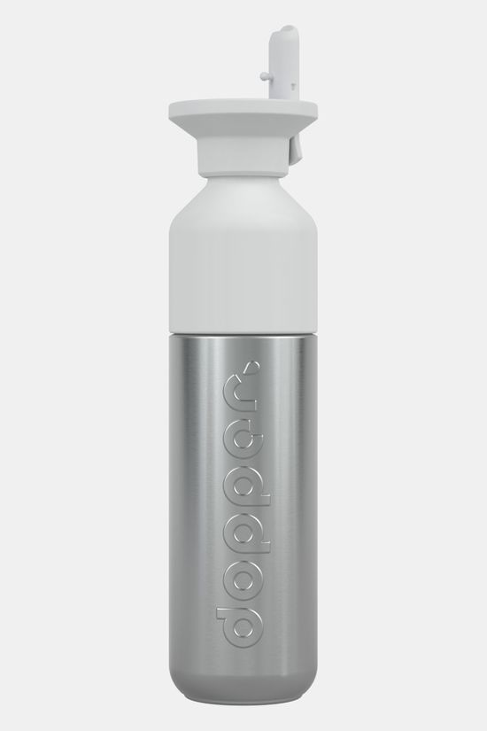 Dopper Dopper Steel (490Ml) Flip Straw Drinkfles silver