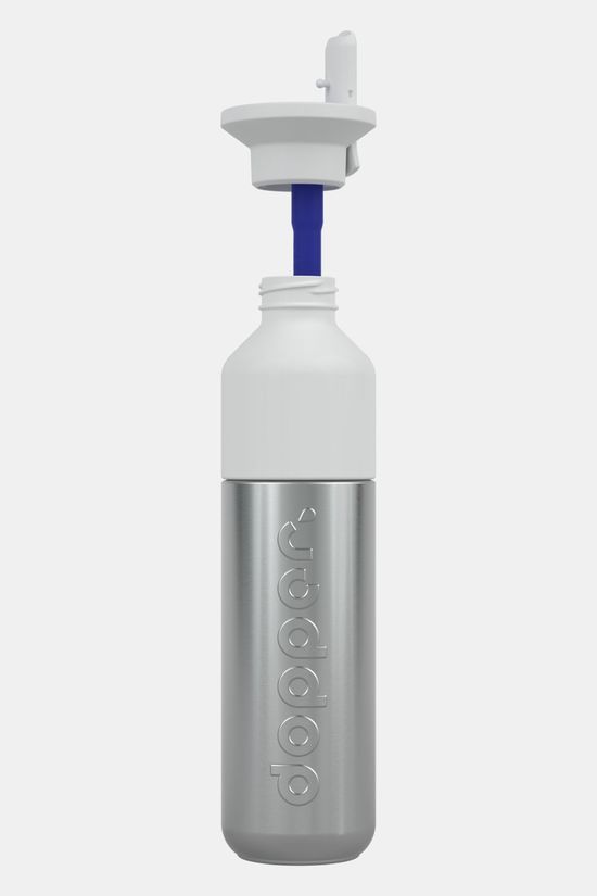 Dopper Dopper Steel (490Ml) Flip Straw Drinkfles silver