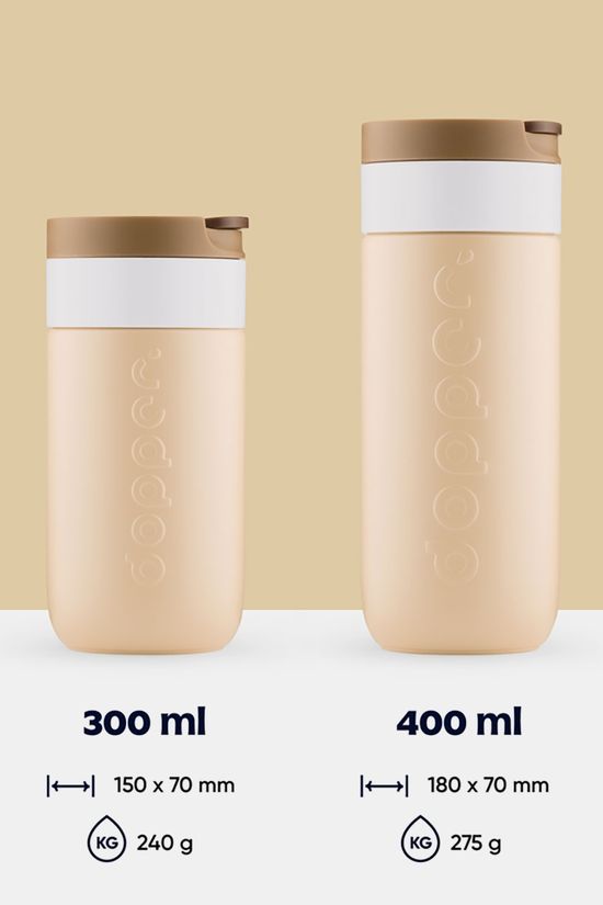 Dopper Travel Mug 400 ml Mok light brown