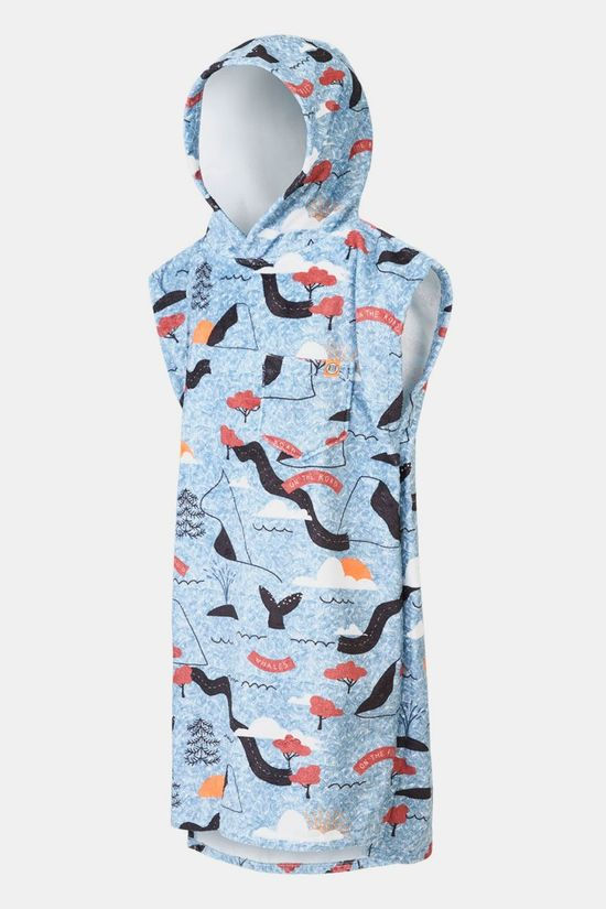 After Essentials After Kids Surfponcho Sketchbook Blue