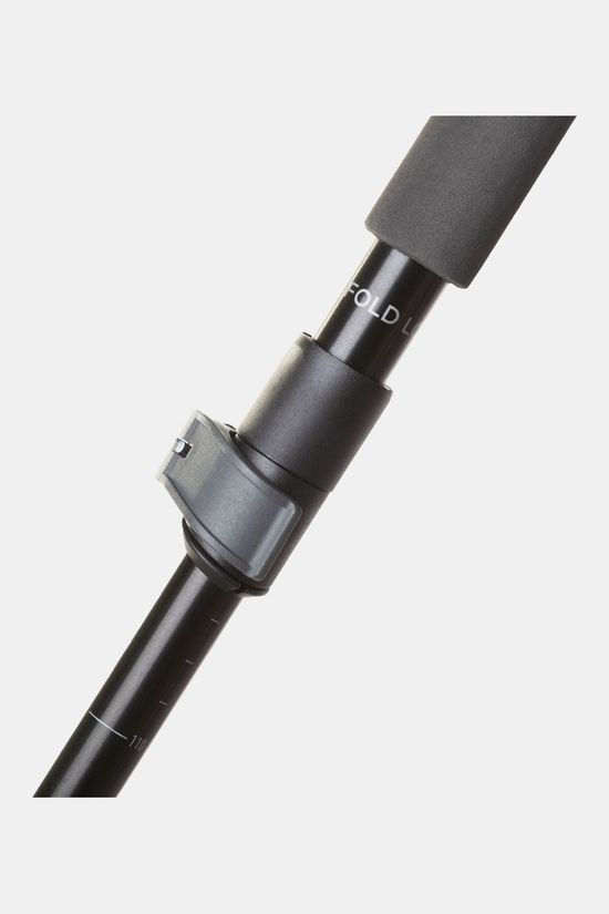 Trekmates Fold Lock Pole Enkele Wandelstok Black