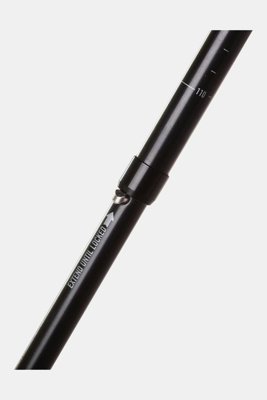 Trekmates Fold Lock Pole Enkele Wandelstok Black