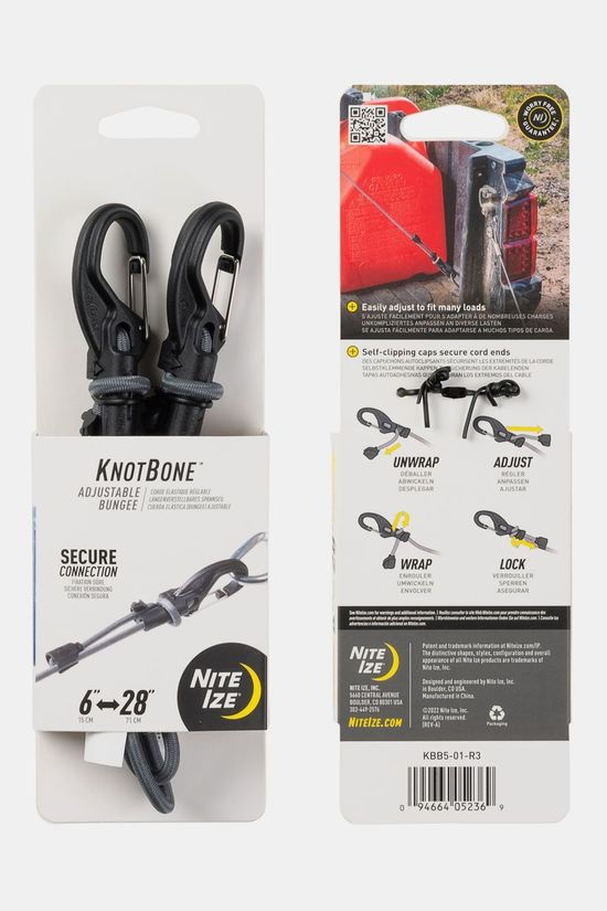Nite Ize Knotbone Bungee Spanhaak 71Cm Reisaccessoire black