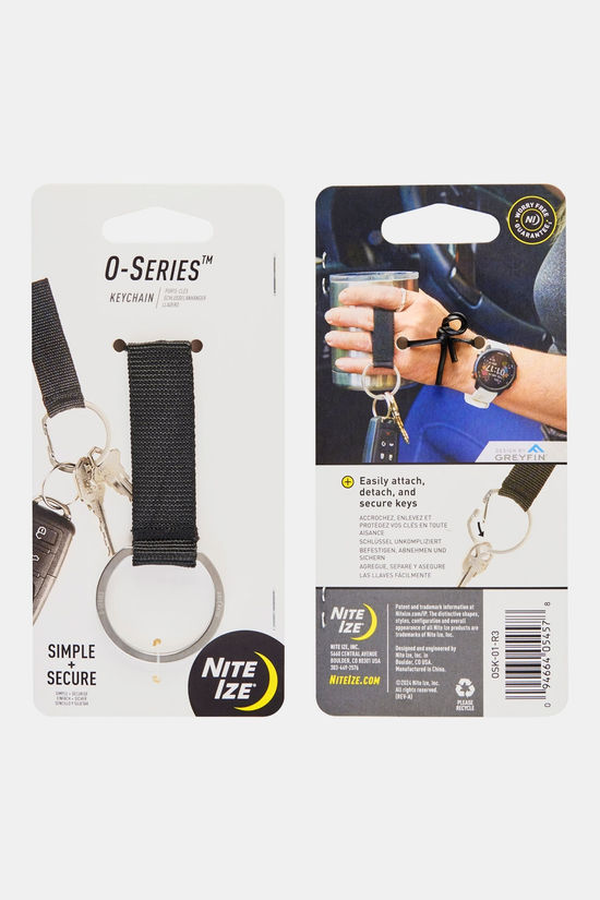 Nite Ize O-Series Sleutelhanger black