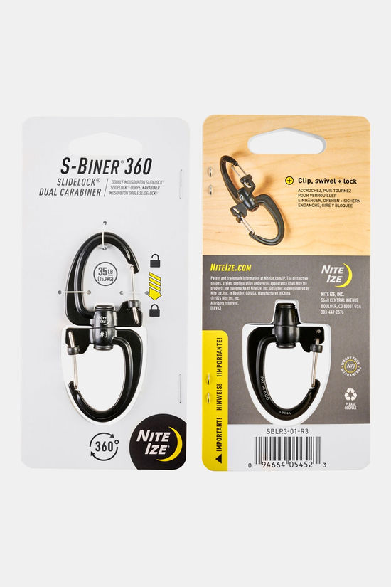 Nite Ize S-Biner 360 Slidelock Dual Carabiner #3 -