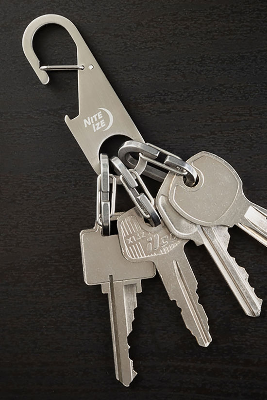 Nite Ize Z-Rack Keychain Bottle Opener silver
