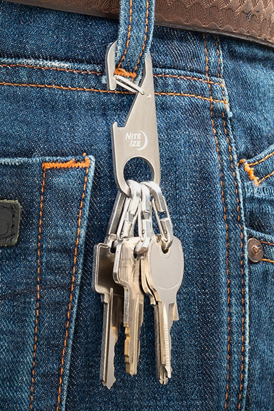 Nite Ize Z-Rack Keychain Bottle Opener silver