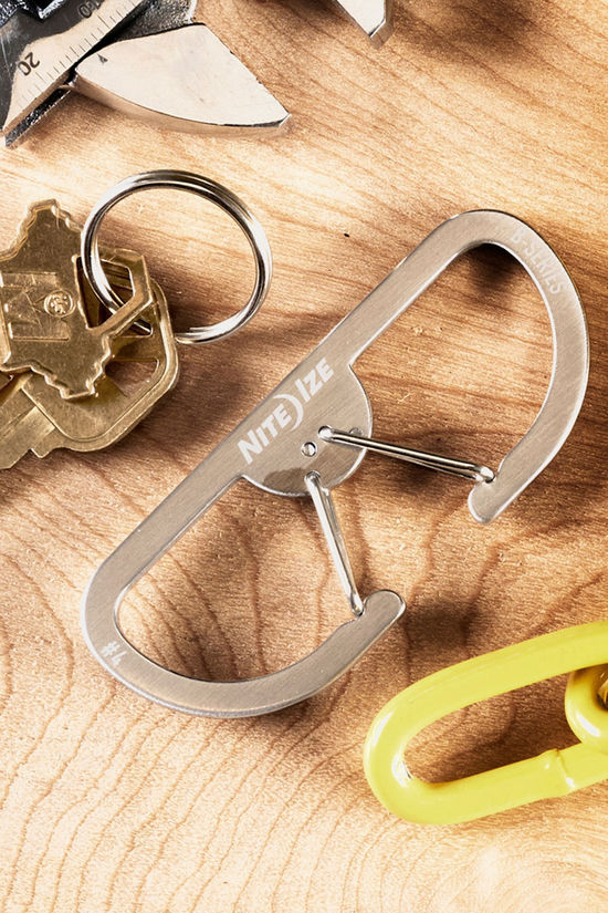 Nite Ize B-Serie Double Carabiner #4 silver