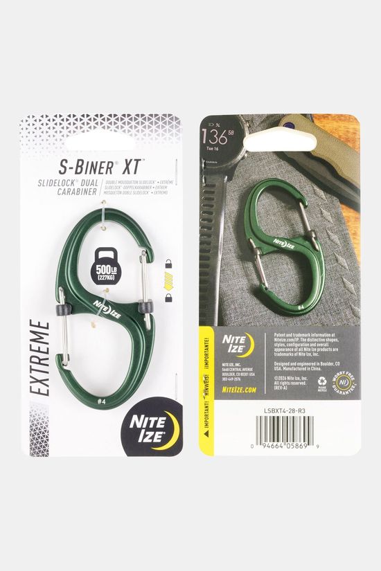 Nite Ize S-Biner XT Slidelock Dual Carabiner green