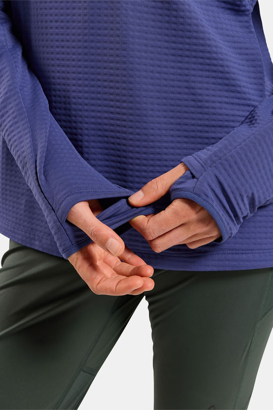 Odlo Mid Layer 1/2 Zip Essential Thermal Dames blue