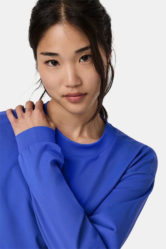 Vuori Halo Modern Crew Top Dames royal blue