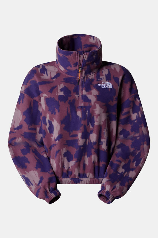 The North Face Mountain Athletics Print Fleecetrui Dames purple