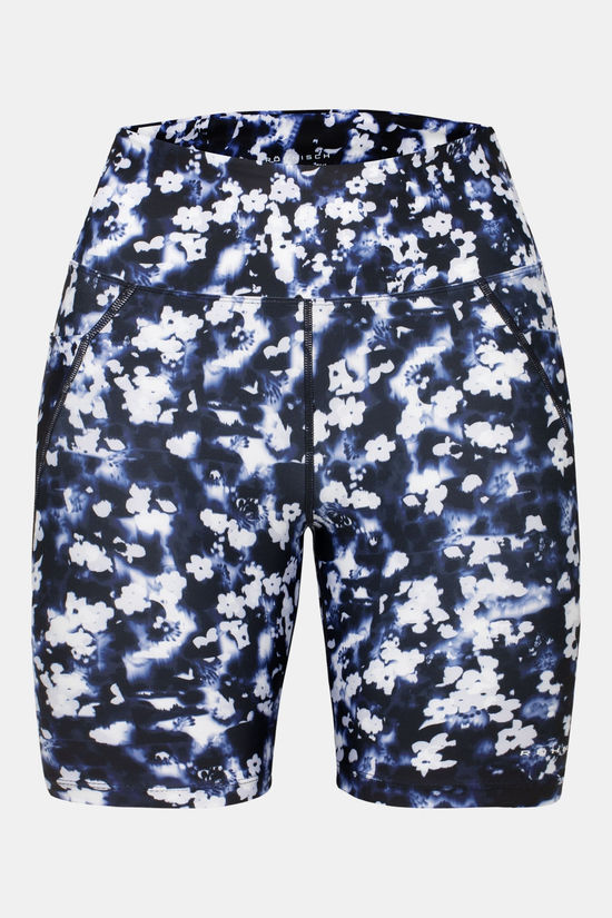 Röhnisch Flattering Printed Bike Tights Dark Blue/Patterned