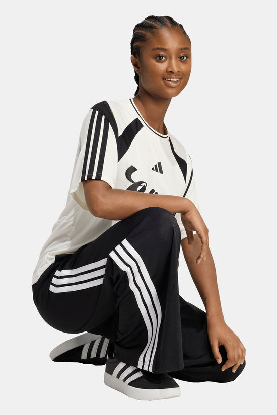 adidas House of Tiro Wide Leg Broek Dames black