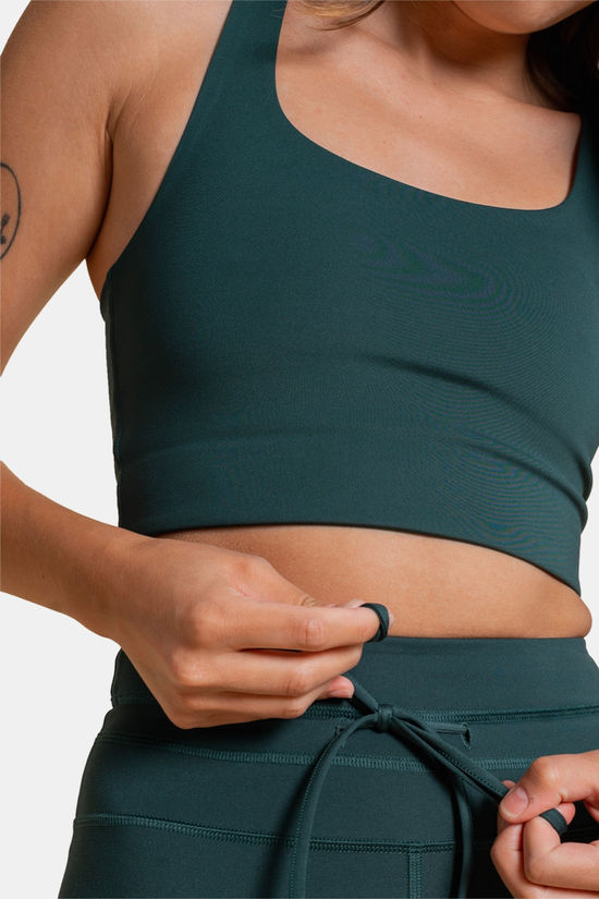Girlfriend Collective Paloma Bra Sport BH green