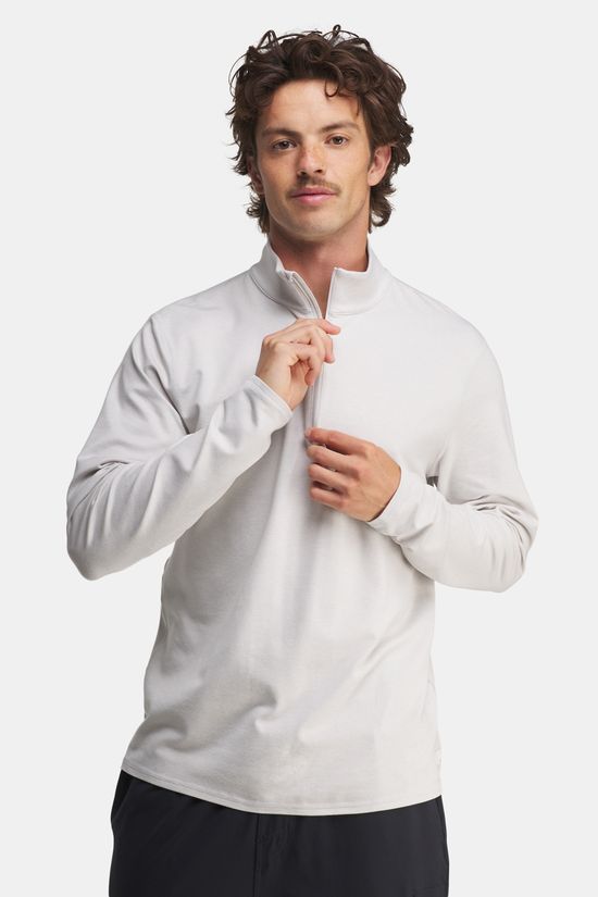 Vuori Ponto 1/2 Zip Mock Neck light grey