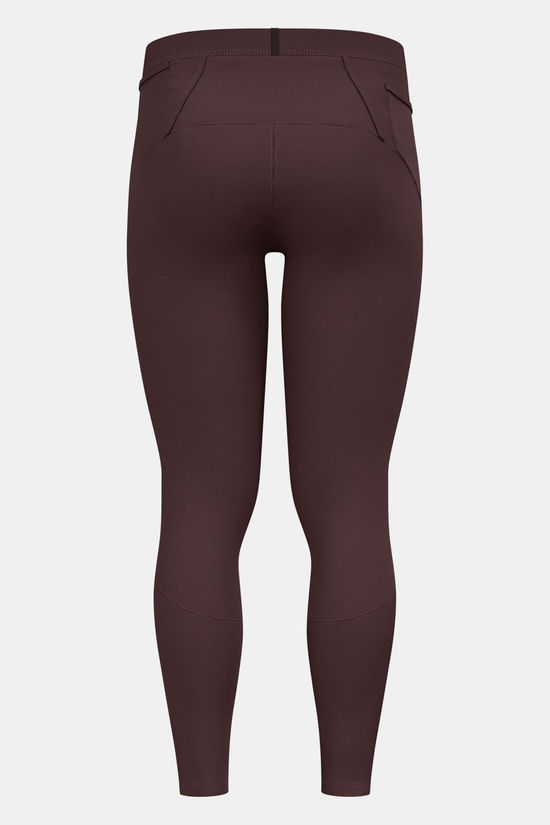Odlo X-Alp Winter Tights Hardloopbroek dark brown