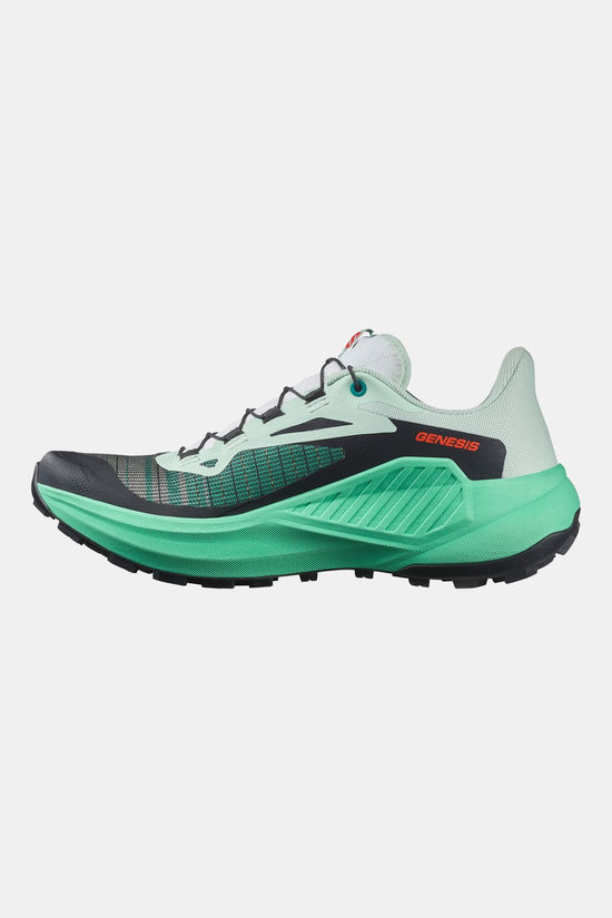 Salomon Genesis Trailschoen Dames mid grey/green