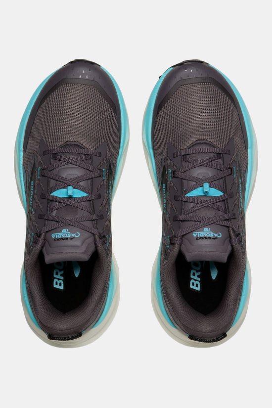 Brooks Cascadia 19 1B Trailschoen Dames dark grey/mid blue