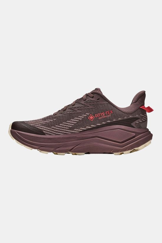 HOKA Challenger 8 Gore-Tex Trailschoen Dames prune/mid brown