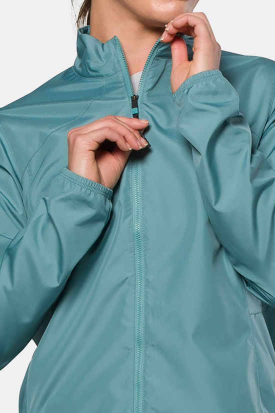 Pearl Izumi W Quest Barr Jkt Softshell Jas Dames Turquoise/Green