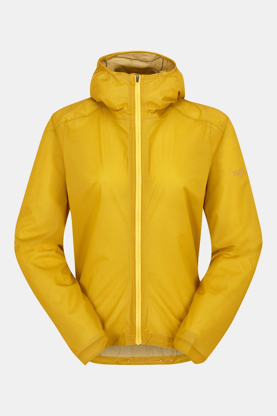 Rab Cinder Phantom Hardshell Fietsjas Dames yellow