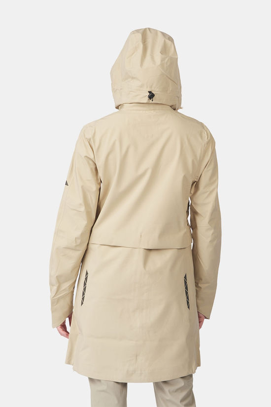 Ayacucho Canopy 3 Layer Coat Fietsregenjas Dames Stone/Stone