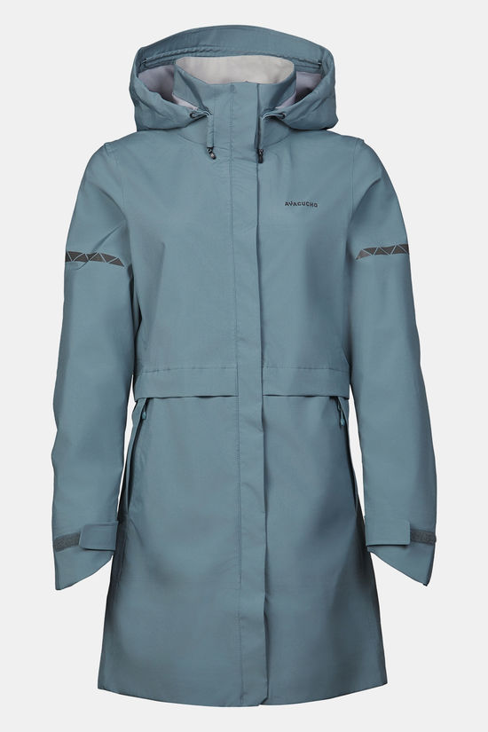 Ayacucho Canopy 3 Layer Coat Fietsregenjas Dames Jade