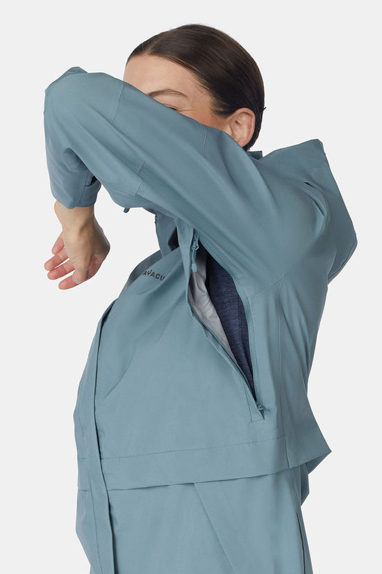 Ayacucho Canopy 3 Layer Coat Fietsregenjas Dames Jade