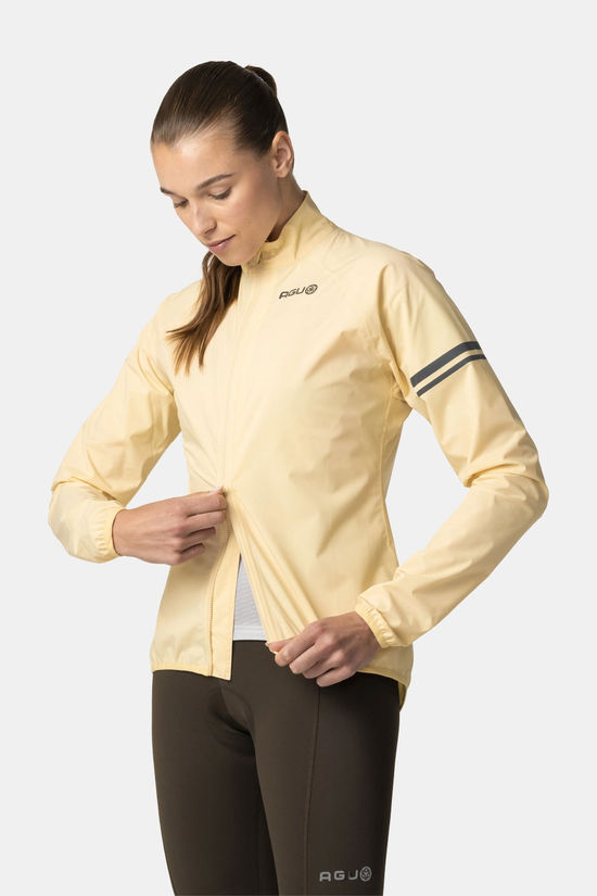 AGU Rain Jacket Essential Jas Dames Sand Brown