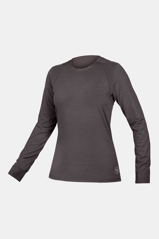 Endura Singletrack L/S Jersey Fietsshirt Dames dark grey