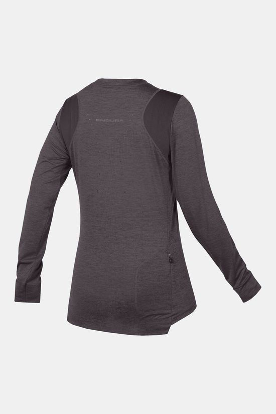 Endura Singletrack L/S Jersey Fietsshirt Dames dark grey