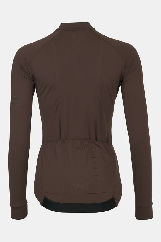 AGU Solid Jersey LS Performance Shirt Dames brown
