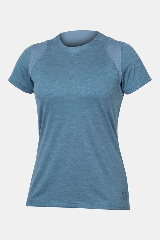 Endura Singletrack SS Jersey Fietsshirt Dames Blue Steel
