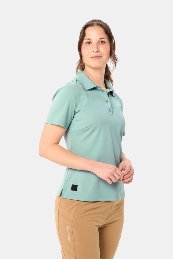 Vaude Essential Polo Shirt Dames mid green