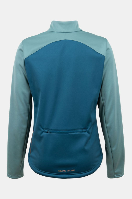 Pearl Izumi W Quest Amfib Jkt Fleecevest Dames Turquoise/Green