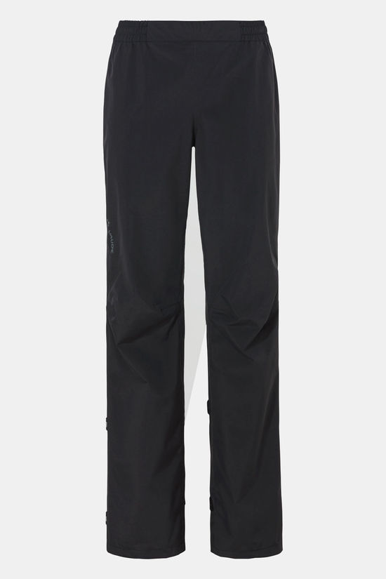 Vaude Yaras Rain Pants III Fietsregenbroek Dames black