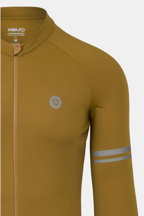 AGU Solid Jersey LS Performance Fietsshirt rust