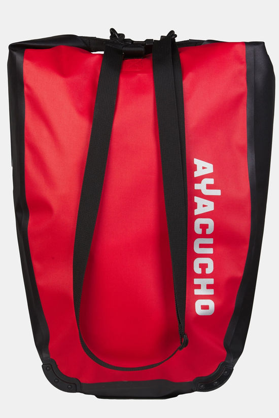 Ayacucho Sykkel Rolltop 20L Single Fietstas Achter red/black