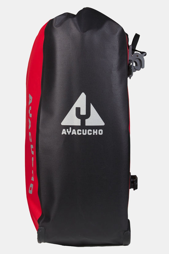 Ayacucho Sykkel Rolltop 20L Single Fietstas Achter red/black