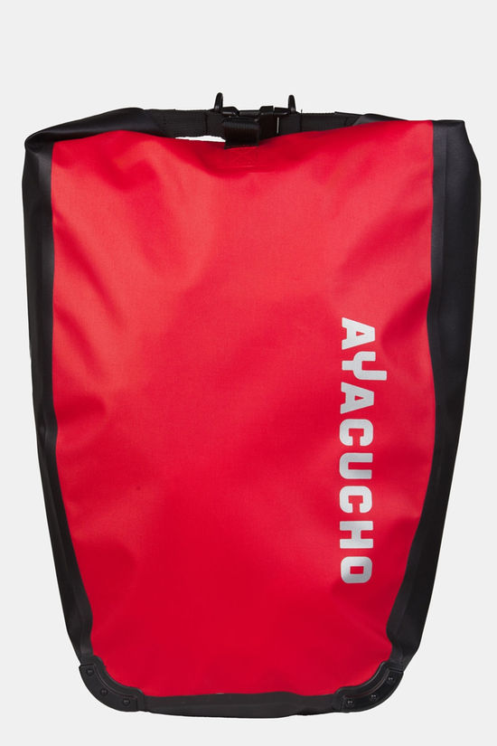 Ayacucho Sykkel Rolltop 20L Single Fietstas Achter red/black