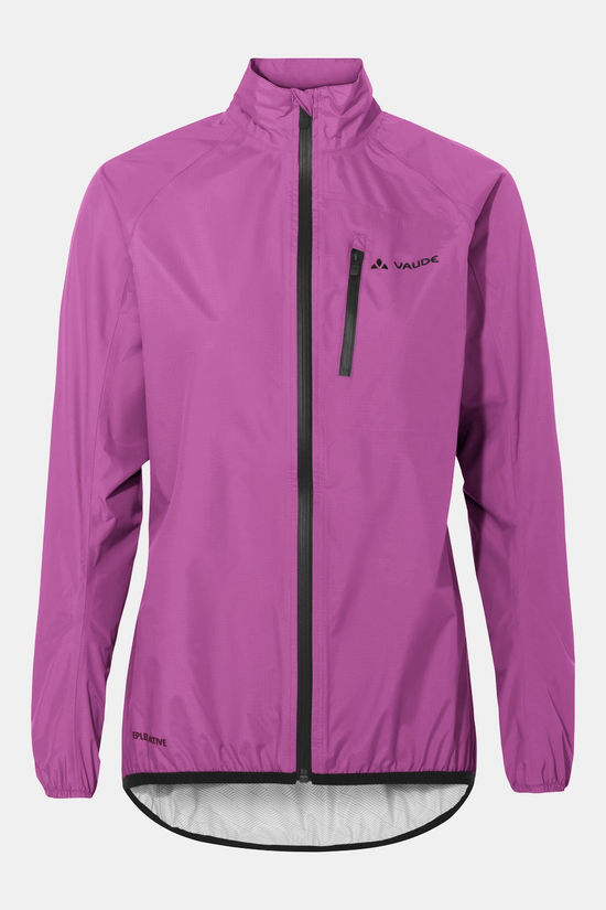 Vaude Drop Jacket III Fietsjas Dames Green/Ass. Geometric