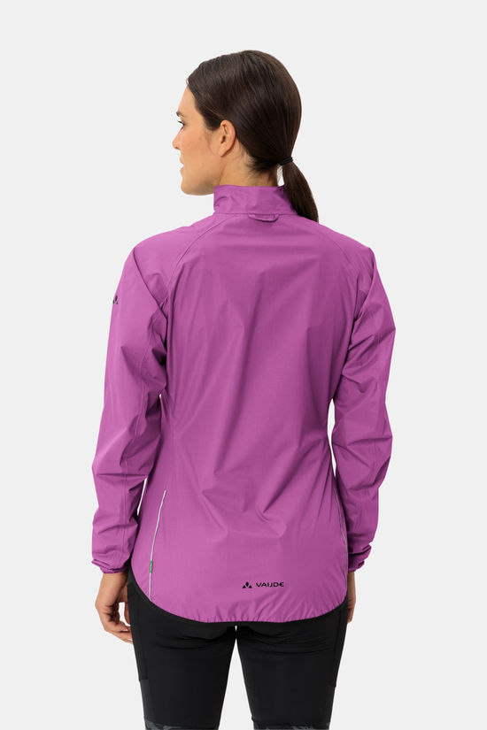 Vaude Drop Jacket III Fietsjas Dames Green/Ass. Geometric