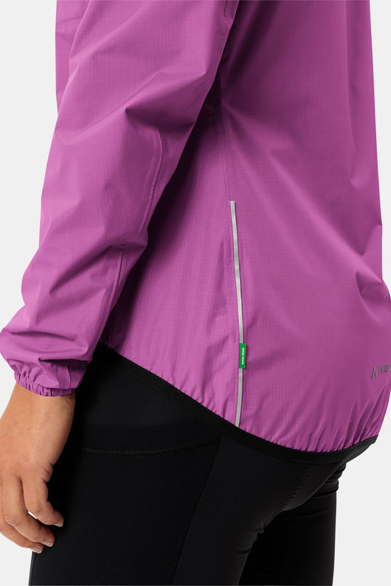 Vaude Drop Jacket III Fietsjas Dames Green/Ass. Geometric