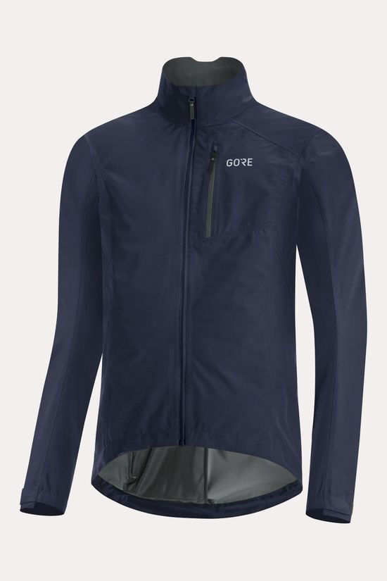 Gore Wear Gore-Tex Paclite Hardshell Fietsjas Indigo Blue