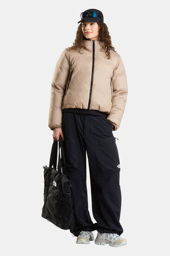 The North Face Pertex Nuptse Reversible Ski-Jas Dames Sand Brown