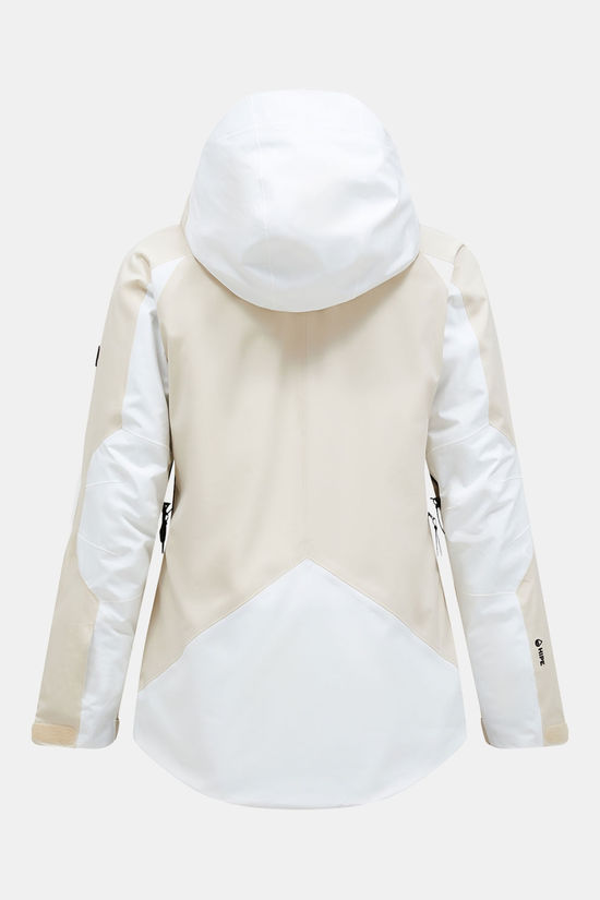 Peak Performance W Insulated 2L Ski Jacket Sand Brown/Off White