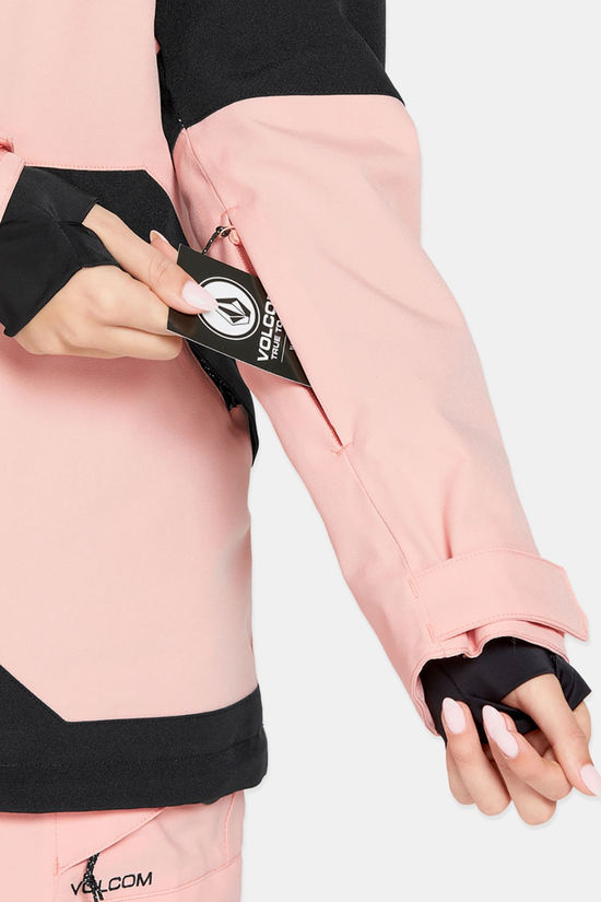 Volcom Shelter 3D Stretch Jacket Ski-Jas Dames Light Pink/Black