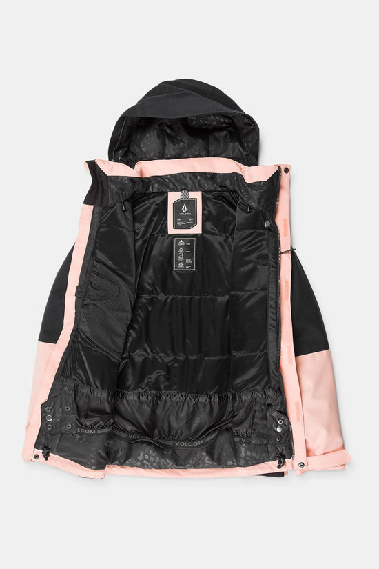 Volcom Shelter 3D Stretch Jacket Ski-Jas Dames Light Pink/Black